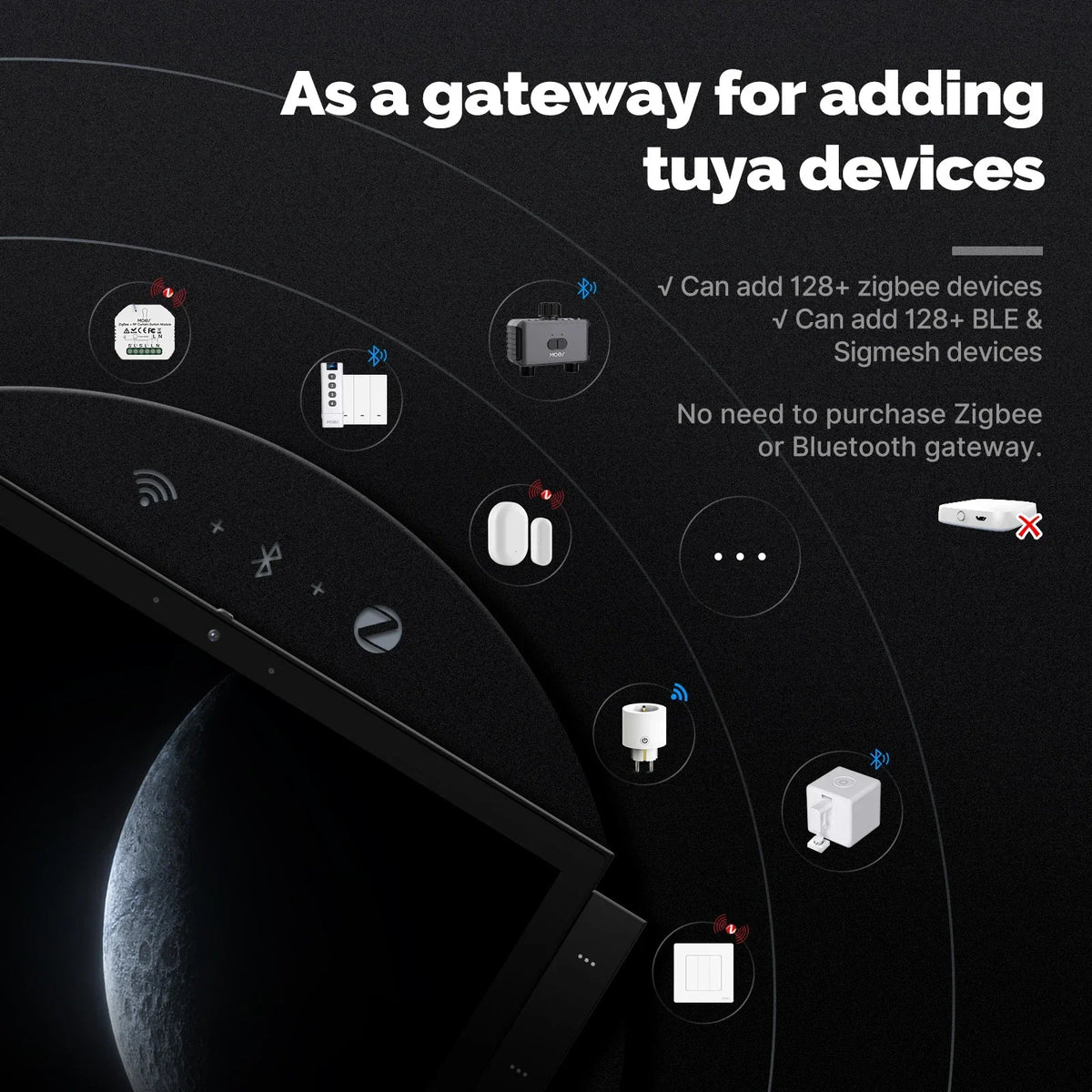 2026 New 10-Inch Tuya System Smart Home Control Panel Built-In Zigbee Gateway and Alexa Building Intercom Compatible