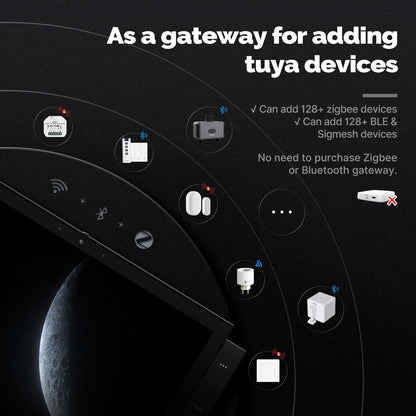 2026 New 10-Inch Tuya System Smart Home Control Panel Built-In Zigbee Gateway and Alexa Building Intercom Compatible