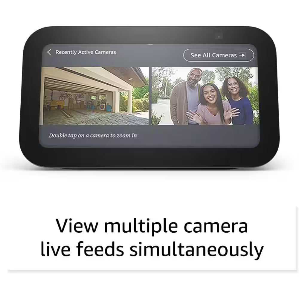 Echo Show 5 (3Rd Gen), Smart Display with Deeper Bass and Clearer Sound, Charcoal