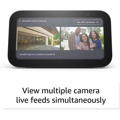 Echo Show 5 (3Rd Gen), Smart Display with Deeper Bass and Clearer Sound, Charcoal