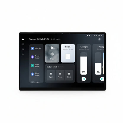 2026 New 10-Inch Tuya System Smart Home Control Panel Built-In Zigbee Gateway and Alexa Building Intercom Compatible