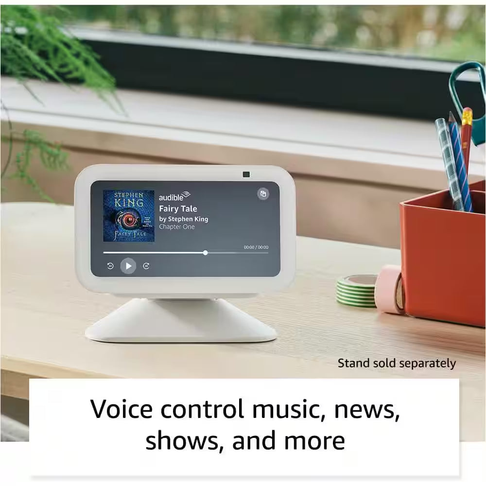 Echo Show 5 (3Rd Gen), Smart Display with Deeper Bass and Clearer Sound, Charcoal