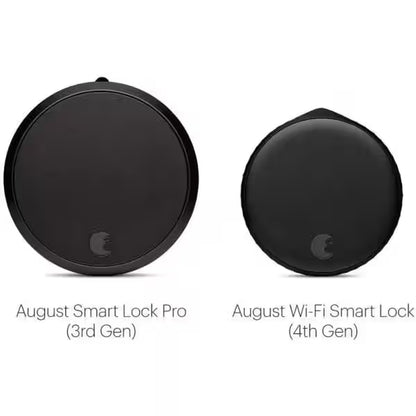 Wifi Smart Lock Matte Black (Retrofits over Existing Deadbolt)